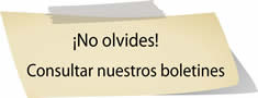boletines